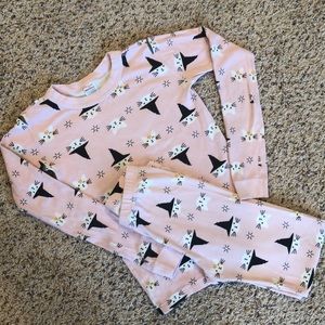 Hanna Andersson Long John Pajamas Sz. 150 (12)